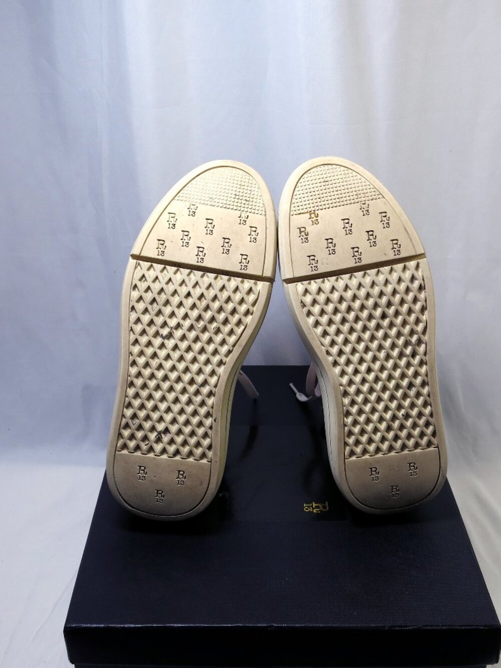 R13 Kurt Checked Platform Sneakers, Customized, OOAK, EU 38, US 8 - Picture 11 of 12